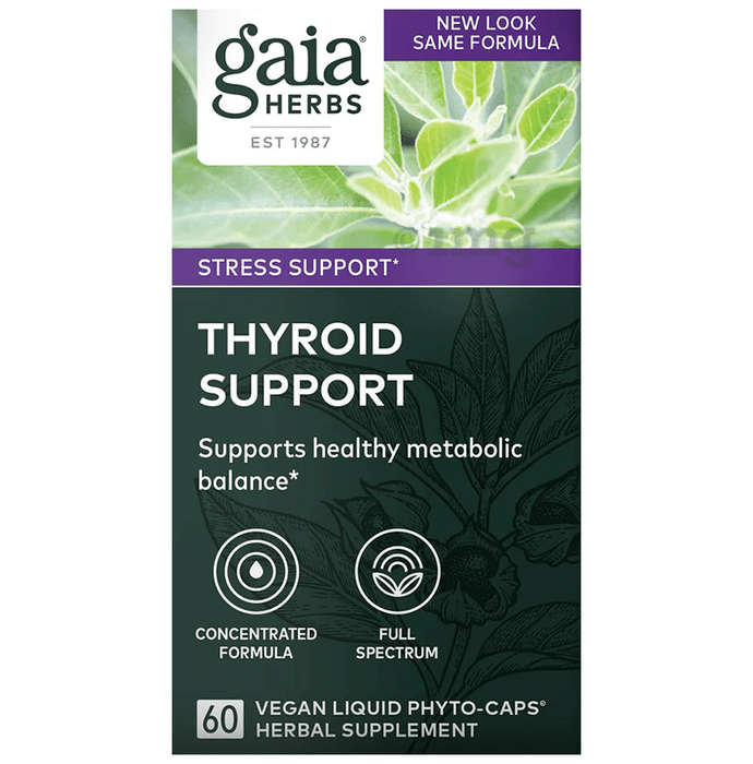 Gaia Herbs Thyroid Supoport Vegan Liquid-Caps