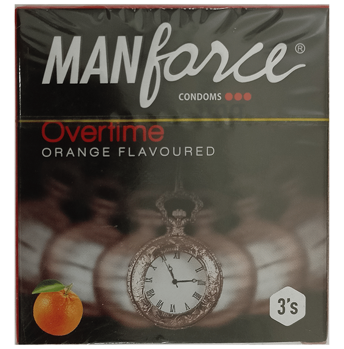 Manforce Overtime Condom | Flavour Orange