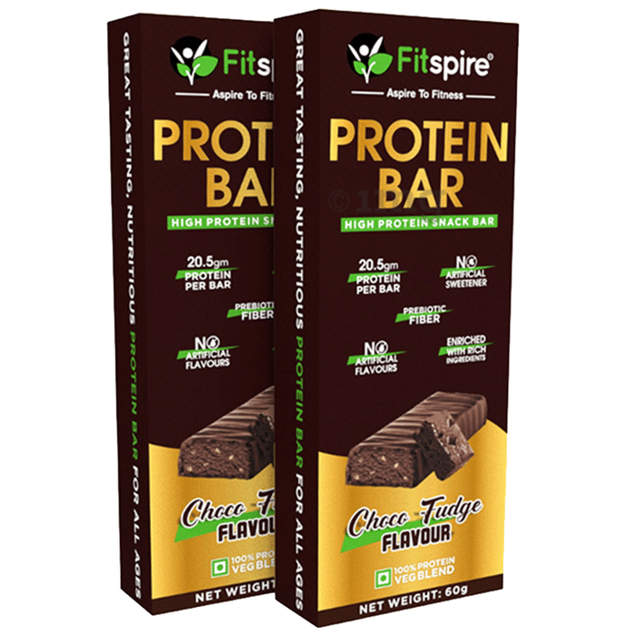 Fitspire Protein Bar (60gm Each) Choco Fudge