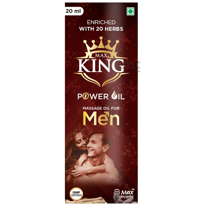 Max Ayurveda Max King Power Massage Oil for Men (20ml Each)