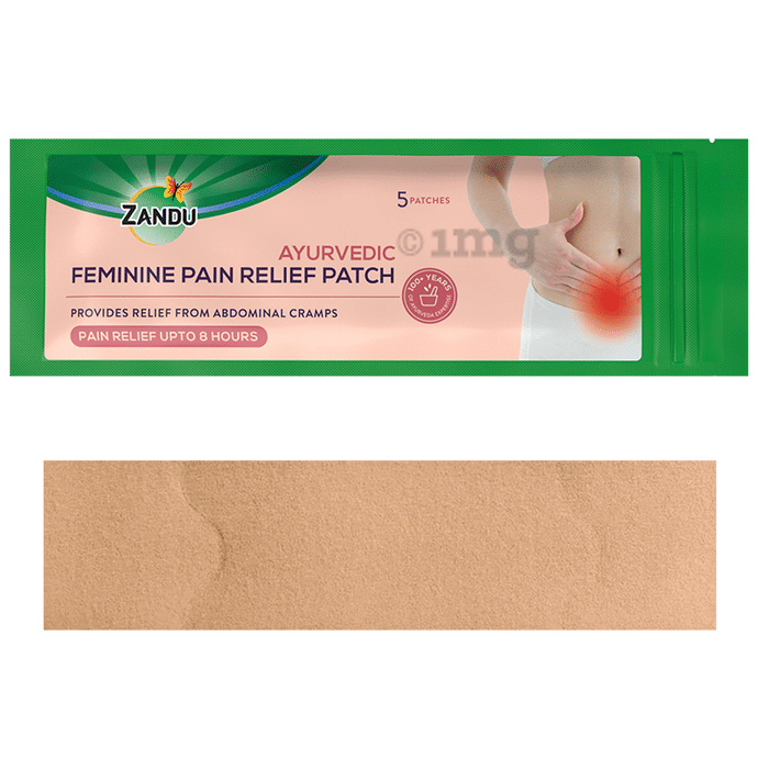 Zandu Ayurvedic Feminine Pain Relief Patch