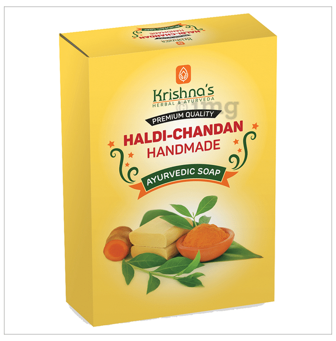 Krishna's Haldi Chandan Handmade Soap