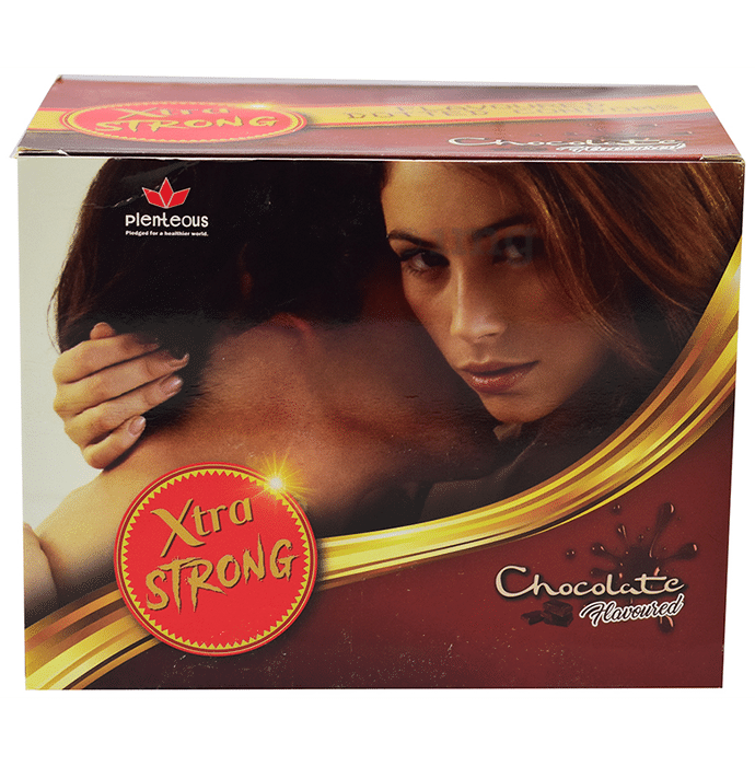 Plenteous Xtra Strong Flavoured Dotted Condom Chocolate
