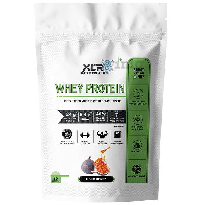 XLR8 Sports Nutrition Whey Protein Instantised Whey Protein Concentrate Figs & Honey