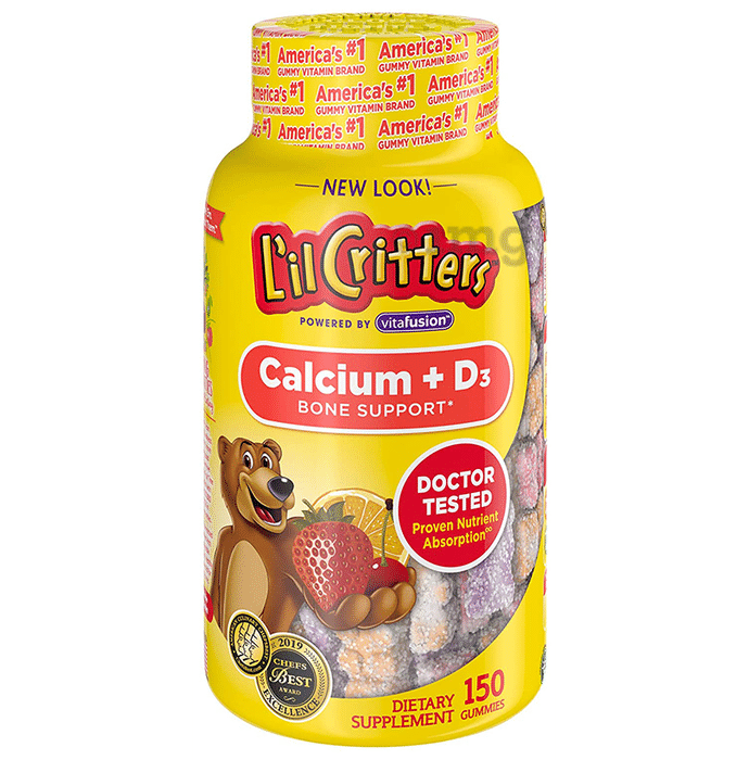 L'il Critters Calcium + D3 Gummies