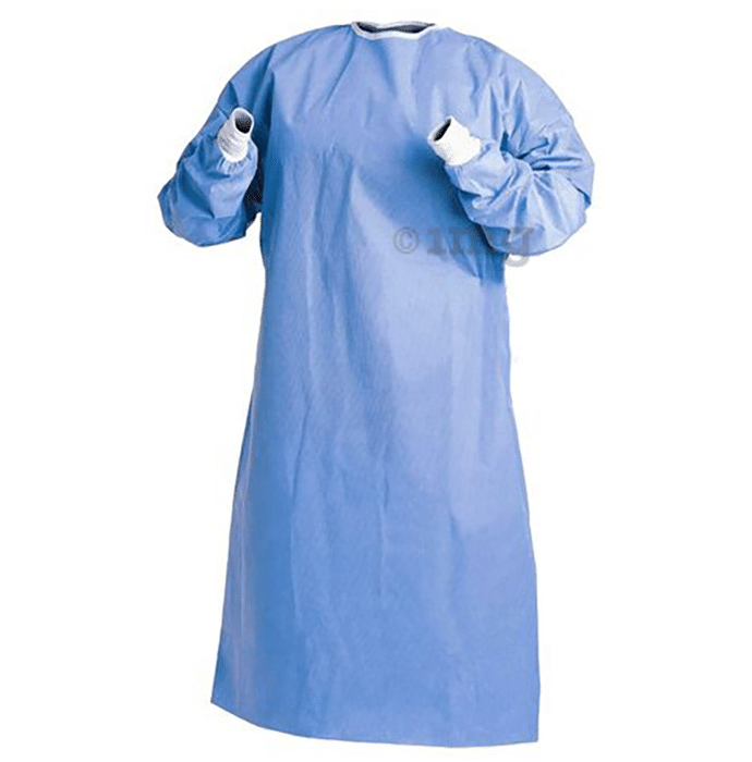 Medi Karma Surgeon Gown Large Medical Blue