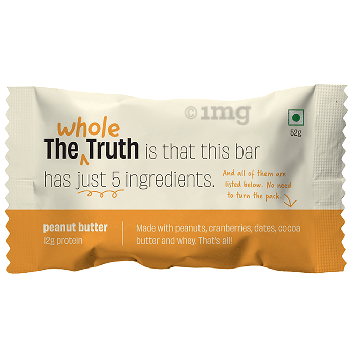 The Whole Truth Protein Bar (52gm Each) | Peanut Butter