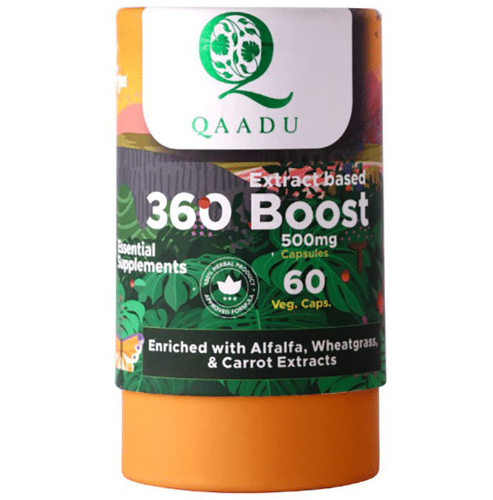 Qaadu Extract Based 360 Boost 500mg Capsule