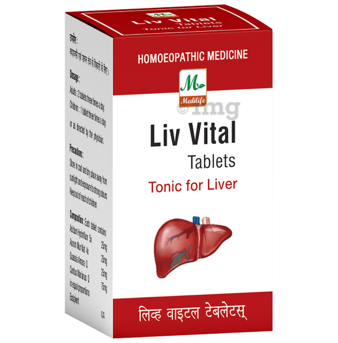 Medilife Liv Vital Tablet (25gm Each)