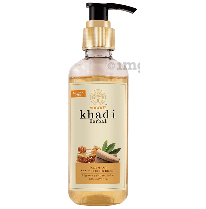 Vagad's Khadi Sandalwood & Honey Herbal Body Wash