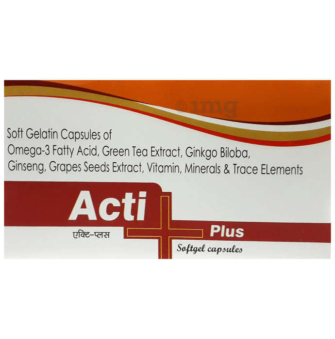 Acti + Softgel Capsule