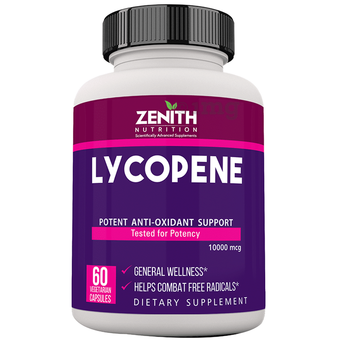 Zenith Nutrition Lycopene 10000mcg Capsule