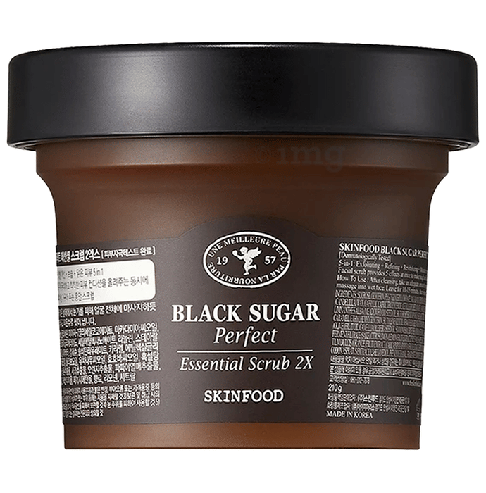 Skinfood Black Sugar Perfect Essential Scrub 2x: Buy jar of 210 gm ...