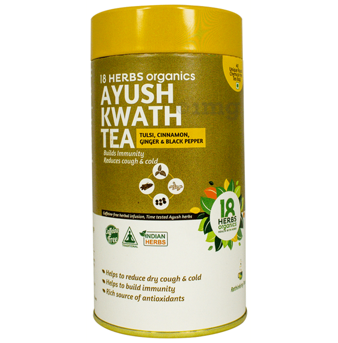 18 Herbs Organics Ayush Kwath Tea Bag (1.5gm Each)
