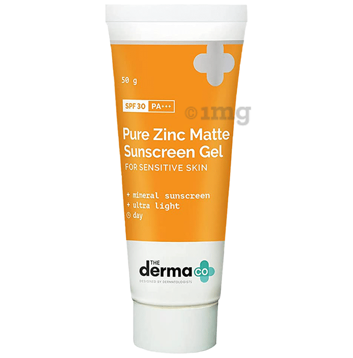The Derma Co Pure Zinc Matte Sunscreen Gel