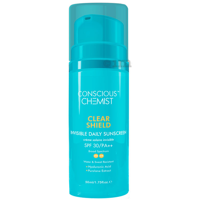 Conscious Chemist Clear Shield Invisible Daily Sunscreen Gel SPF 30 PA++