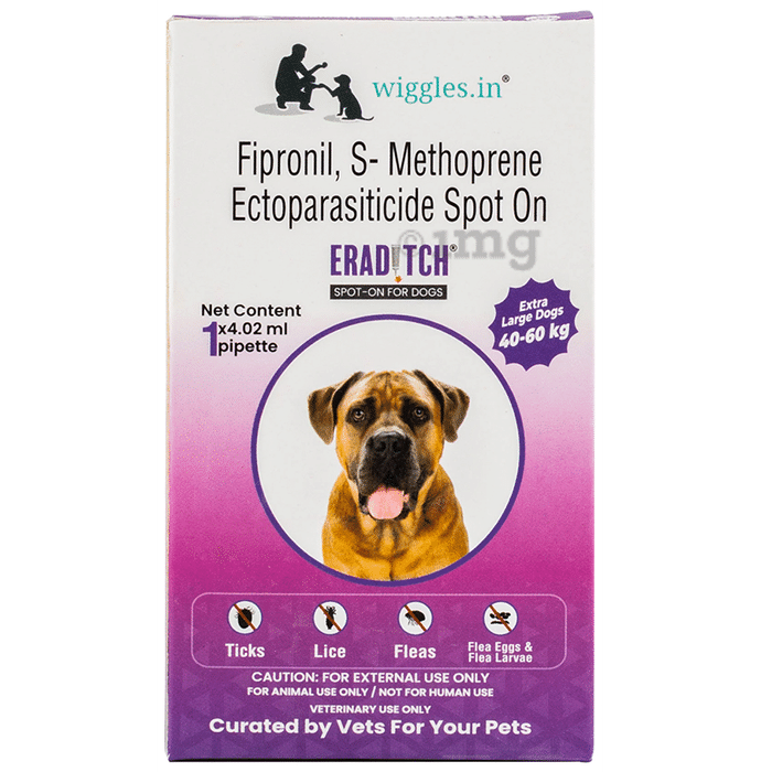 Wiggles Eraditch Spot-On for Dogs 40-60Kg