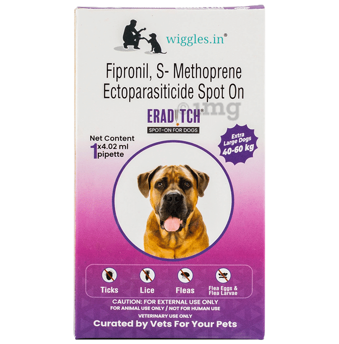 Wiggles Eraditch Spot-On for Dogs 40-60Kg