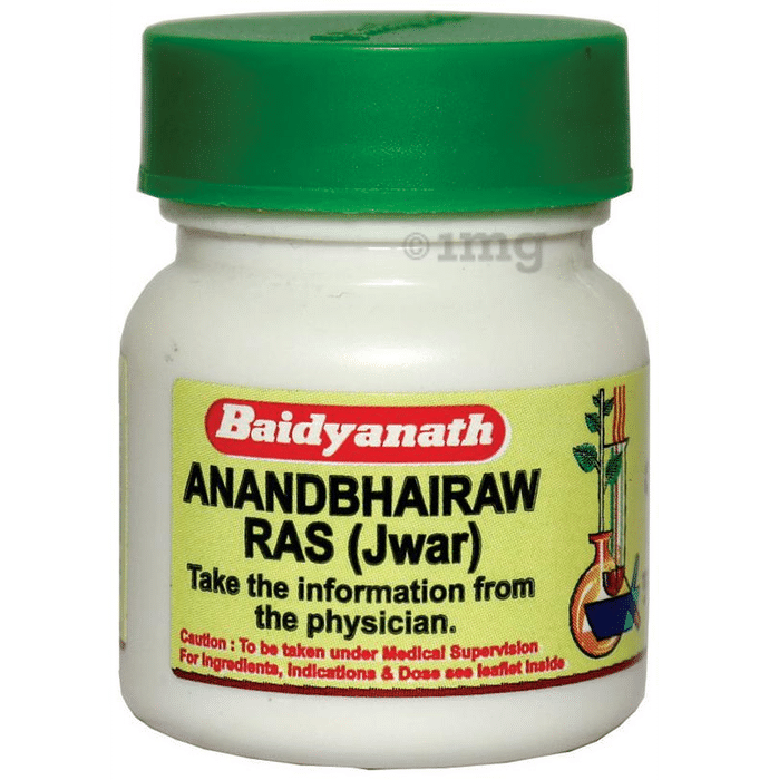 Baidyanath (Nagpur) Anandbhairaw Ras (Jwar) Tablet