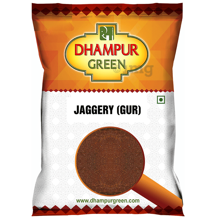 Dhampur Green Jaggery (Gur) 1kg Each