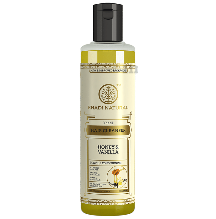 Khadi Naturals Ayurvedic Honey & Vanilla Hair  Cleanser