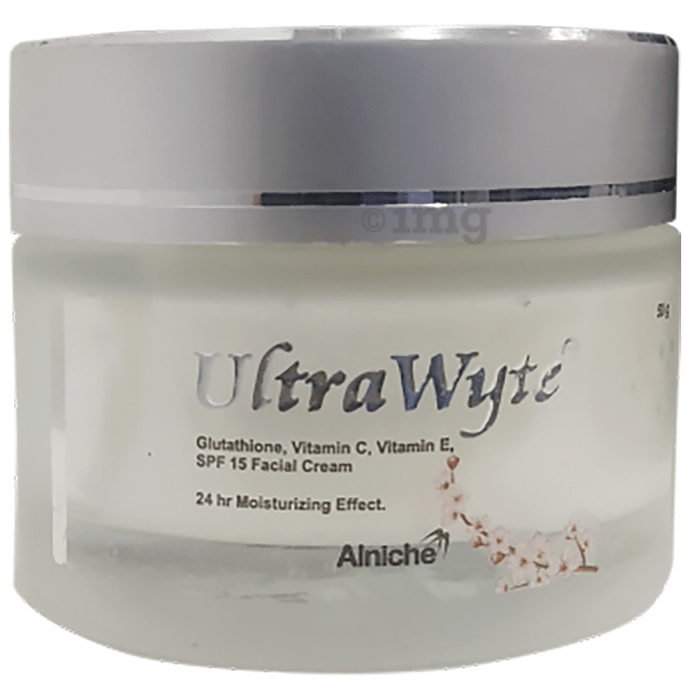 UltraWyte SPF 15 Facial Cream | Contains Glutathione, Vitamin C & Vitamin E