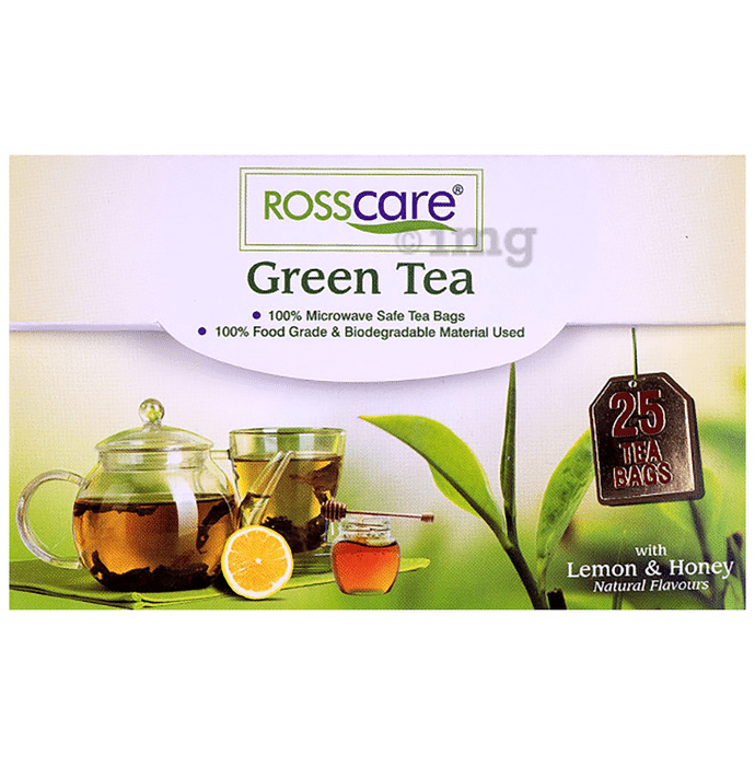 Rosscare Green Tea Bag (1.5gm Each) Lemon & Honey