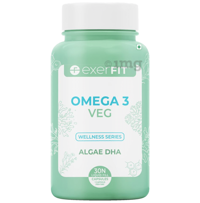 Exerfit Omega 3 Veg Liquid Fill Capsule