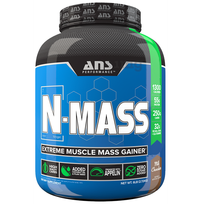 ANS Performance Milk Chocolate N-Mass Extreme Muscle Mass Gainer