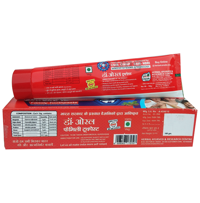 Herbal Canada Dr. Oral Toothpaste: Buy tube of 100 gm ...