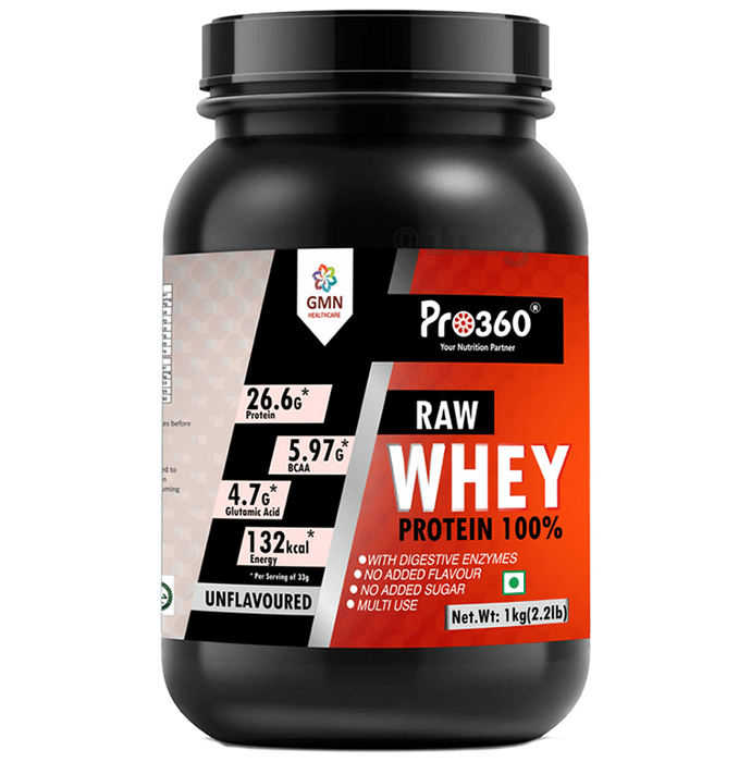Pro360 Raw Whey Protein 100% Unflavoured