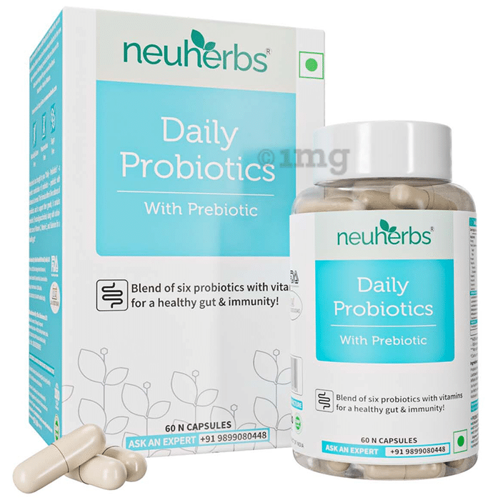 Neuherbs Daily Probiotics with Prebiotic Capsule