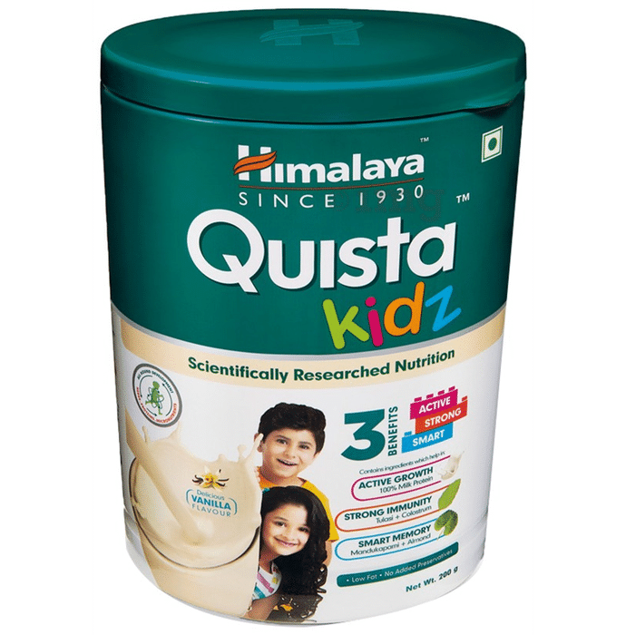 Himalaya Quista Kidz for Growth, Immunity, Memory & Nutrition | Flavour Vanilla