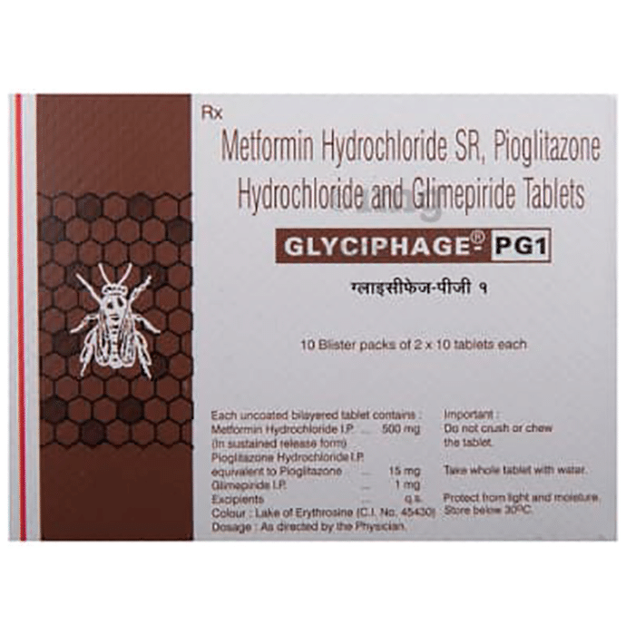 Glyciphage-PG 1 Tablet SR
