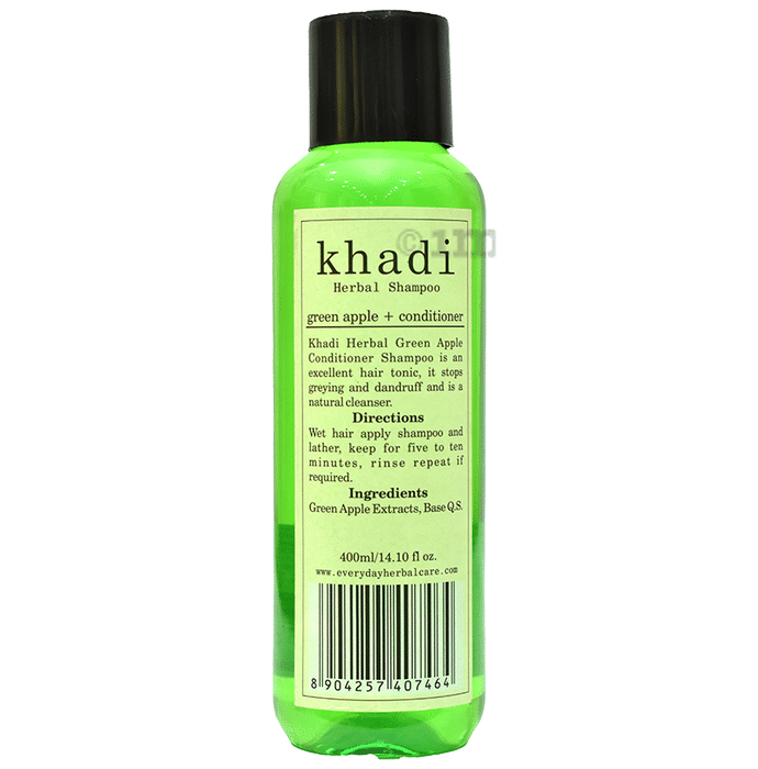 Khadi Herbal Shampoo Green Apple + Conditioner