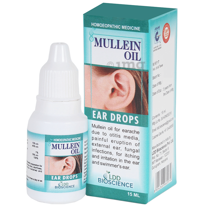 LDD Bioscience Mullein Oil Ear Drop Buy bottle of 15.0 ml Ear Drop at