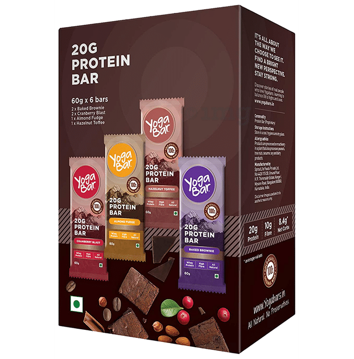 Yoga Bar 20gm Protein Bar for Nutrition | Flavour Variety