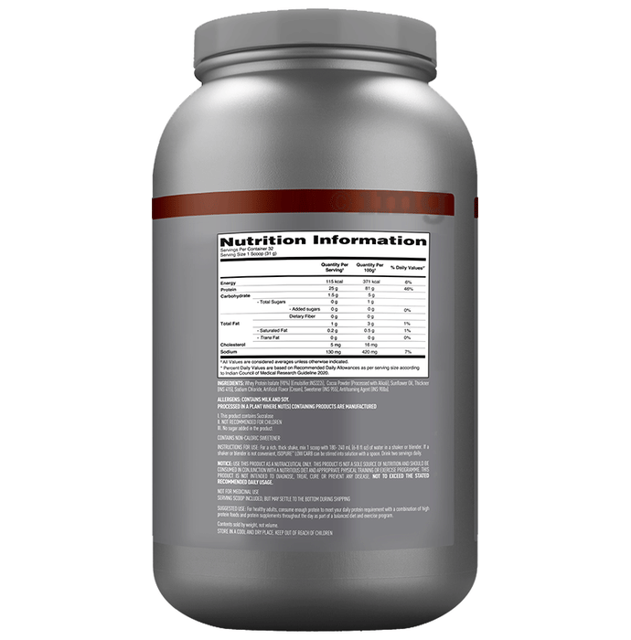 Isopure Low Carb 100% Whey Protein Isolate Dutch Chocolate ...