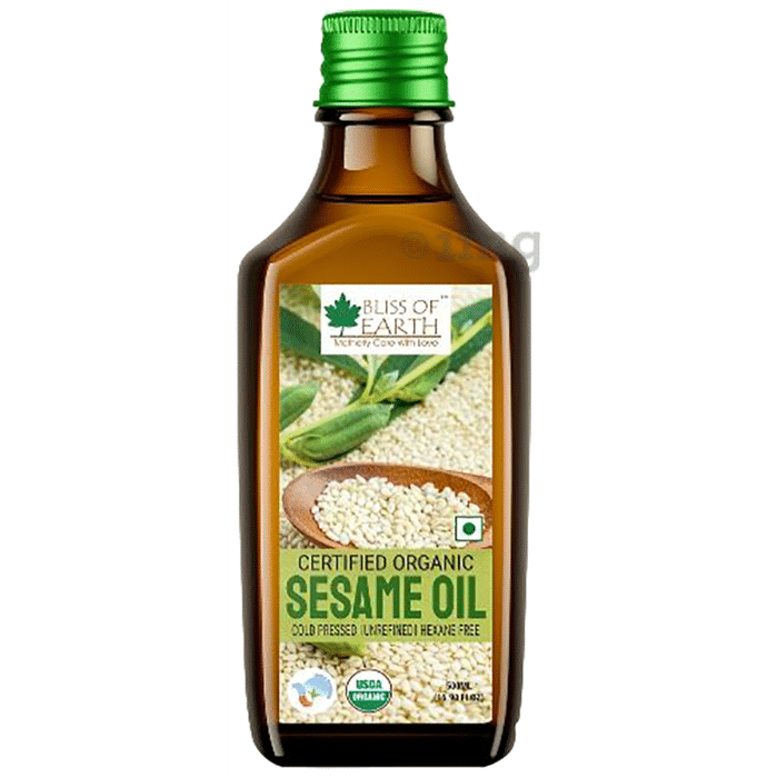 Bliss of Earth Certified Organic Sesame Oil