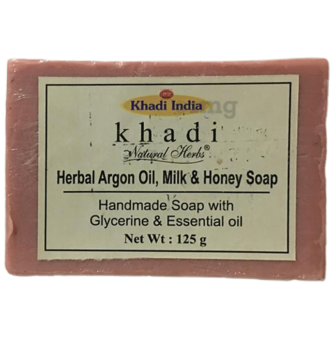 Khadi Natural Herbs Argon Oil, Milk & Honey Soap