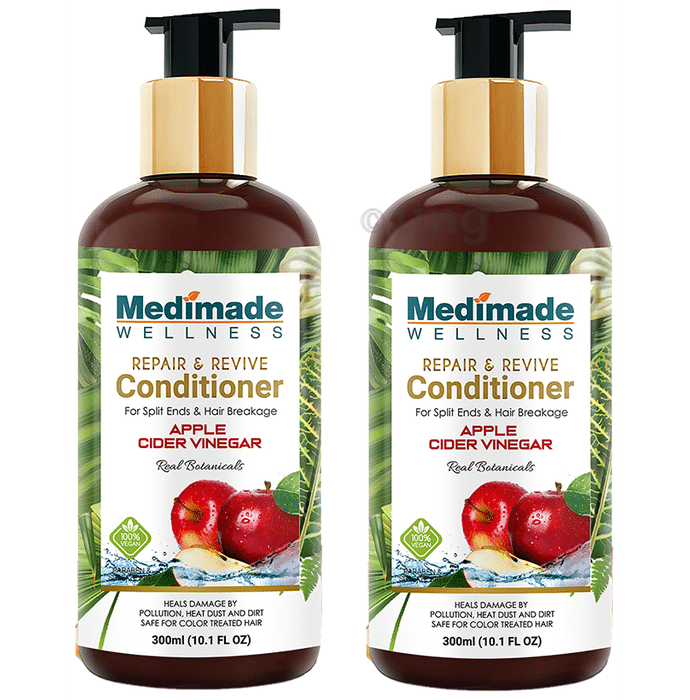 Medimade Wellness Apple Cider Vinegar Repair & Revive Conditioner (300ml Each)