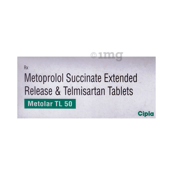 Metolar Tl 50 Tablet View Uses Side Effects Price And Substitutes 1mg
