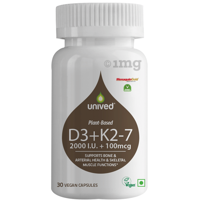 Unived D3+K2-7 Vegan Capsule
