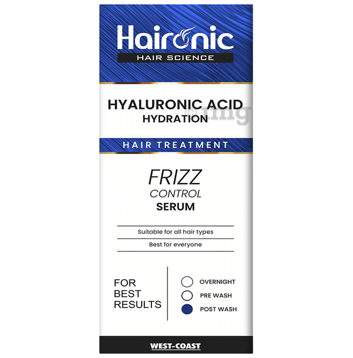 Haironic  Hyaluronic Acid Hydration Hair Treatment Frizz Control Serum