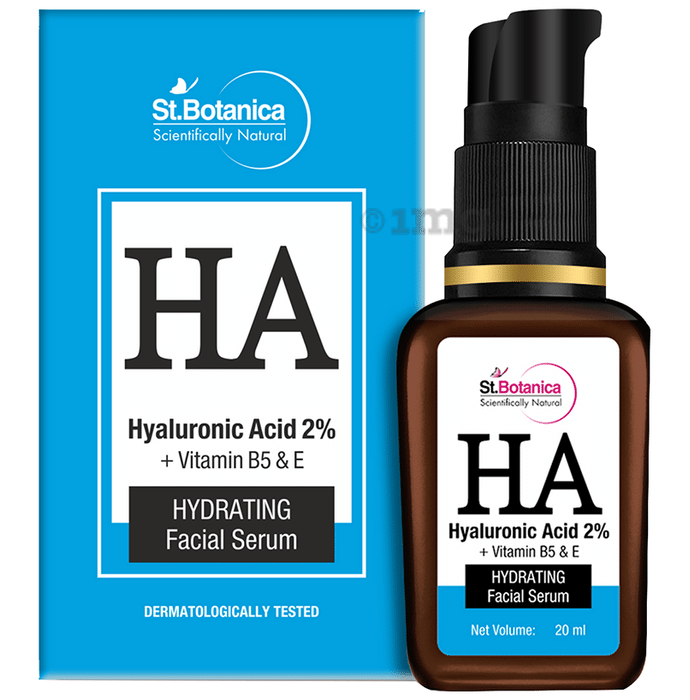 St.Botanica HA Hyaluronic Acid 2% + Vitamin B5 & E Hydrating Facial Serum