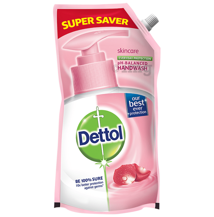 Dettol Skin Care Super Saver Liquid Handwash Refill | Buy 1 Get 1 Free (750ml Each)