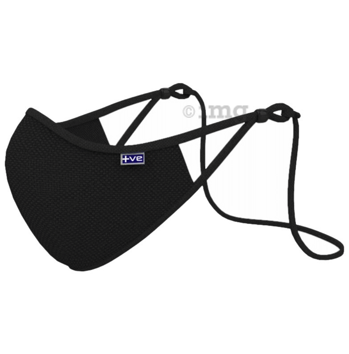 Posi+ve N99 Face Mask Jet Black Buy box of 5.0 masks at best price in