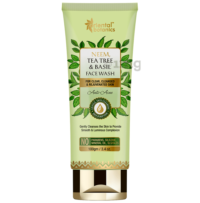 Oriental Botanics Neem, Tea Tree & Basil Face Wash