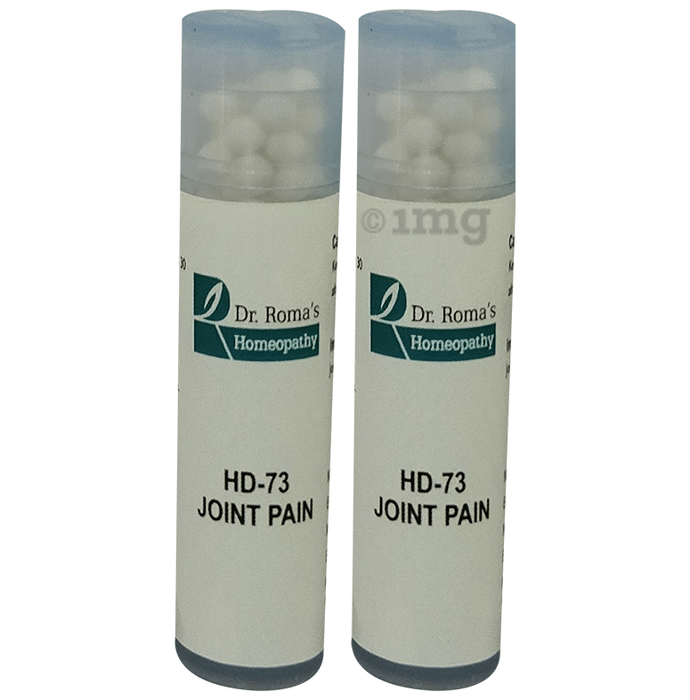 Dr. Romas Homeopathy HD-73 Joint Pain, 2 Bottles of 2 Dram