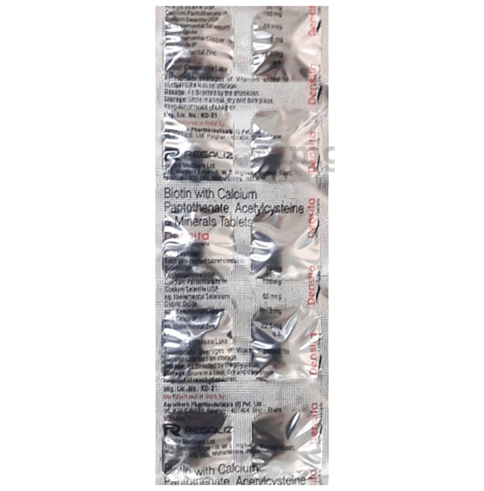 Densita Tablet with Biotin, Calcium, Acetylcysteine & Minerals